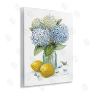 Patti Bishop | Hydrangeas & Lemons Vase