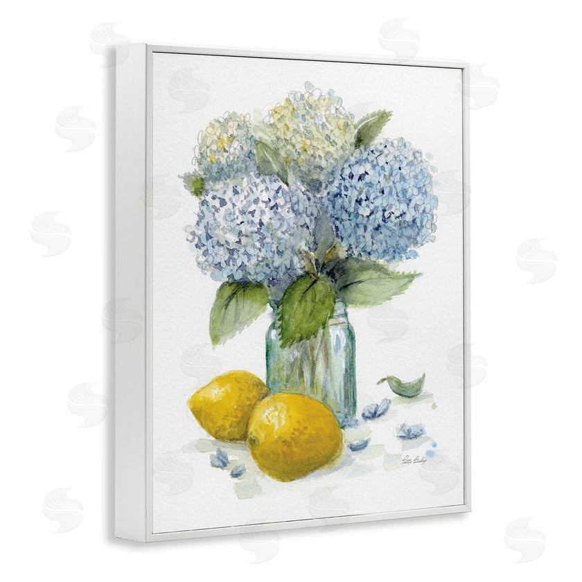 Patti Bishop | Hydrangeas & Lemons Vase