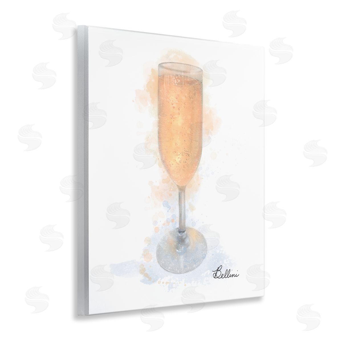 Gleaming Bellini Glass Wood Plaque Wall Art, Home Decor by Matthew Piotrowicz