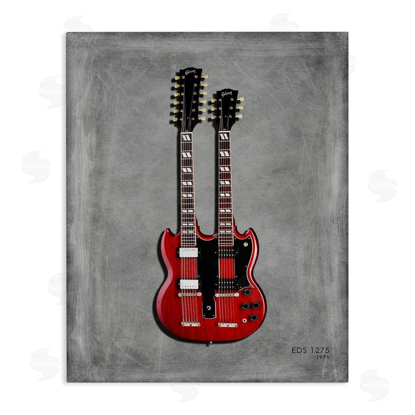 Mark Rogan | Red Double Neck Guitar