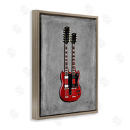 Mark Rogan | Red Double Neck Guitar