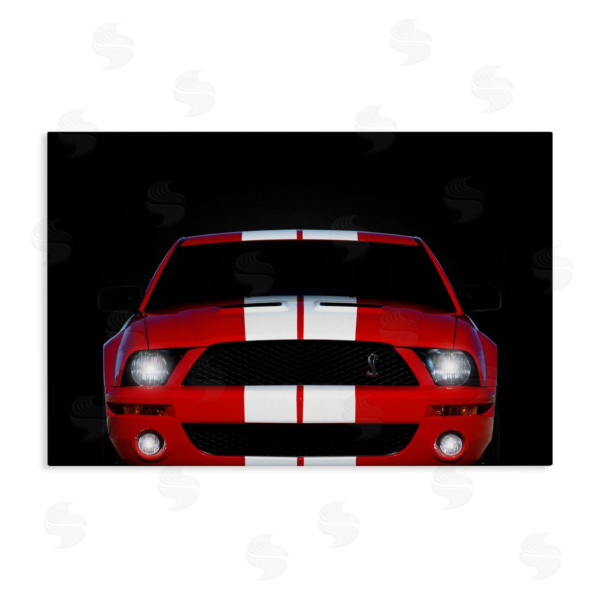 Iconic Red Sports Car Canvas Wall Art, Home Decor by Mark Rogan