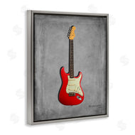 Mark Rogan | Classic Red Guitar on Grey