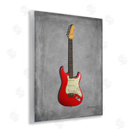 Mark Rogan | Classic Red Guitar on Grey