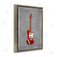 Mark Rogan | Red Guitar on Grey
