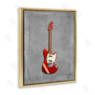Mark Rogan | Red Guitar on Grey