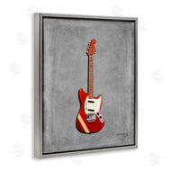 Mark Rogan | Red Guitar on Grey