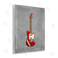 Mark Rogan | Red Guitar on Grey
