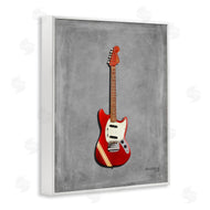 Mark Rogan | Red Guitar on Grey