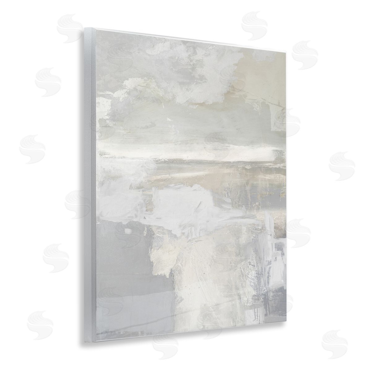 Cascading Soft Neutrals Wood Plaque Wall Art, Home Decor by Rachel Springer