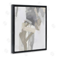 Rachel Springer | Elegant Grey & Beige Streaks