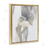 Rachel Springer | Elegant Grey & Beige Streaks