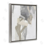 Rachel Springer | Elegant Grey & Beige Streaks