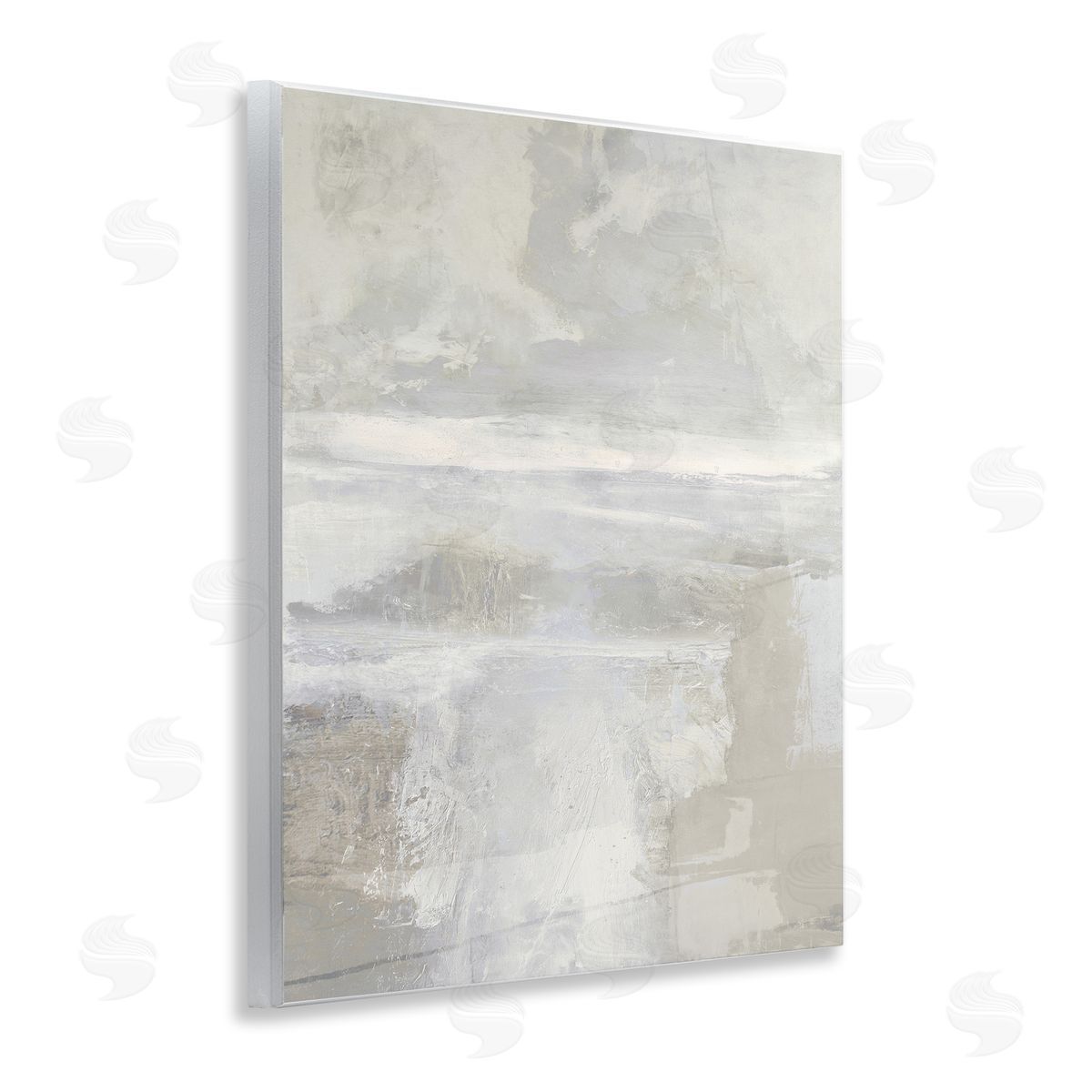 Muted Beige & Grey Wood Plaque Wall Art, Home Decor by Rachel Springer