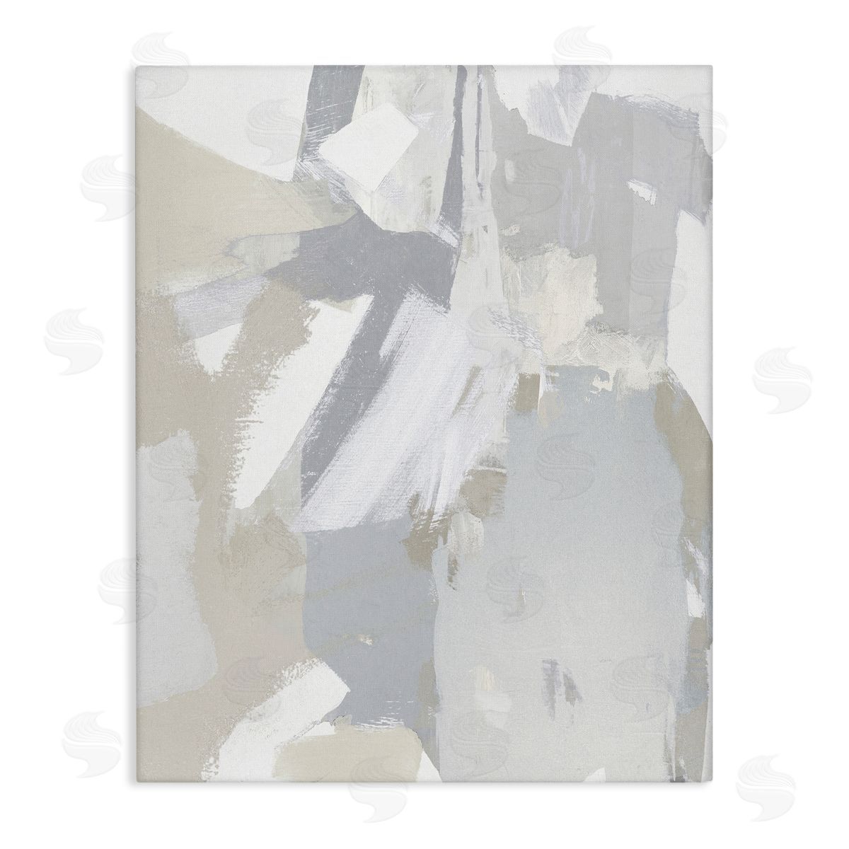Neutral Tones Grey & Beige Canvas Wall Art, Home Decor by Rachel Springer