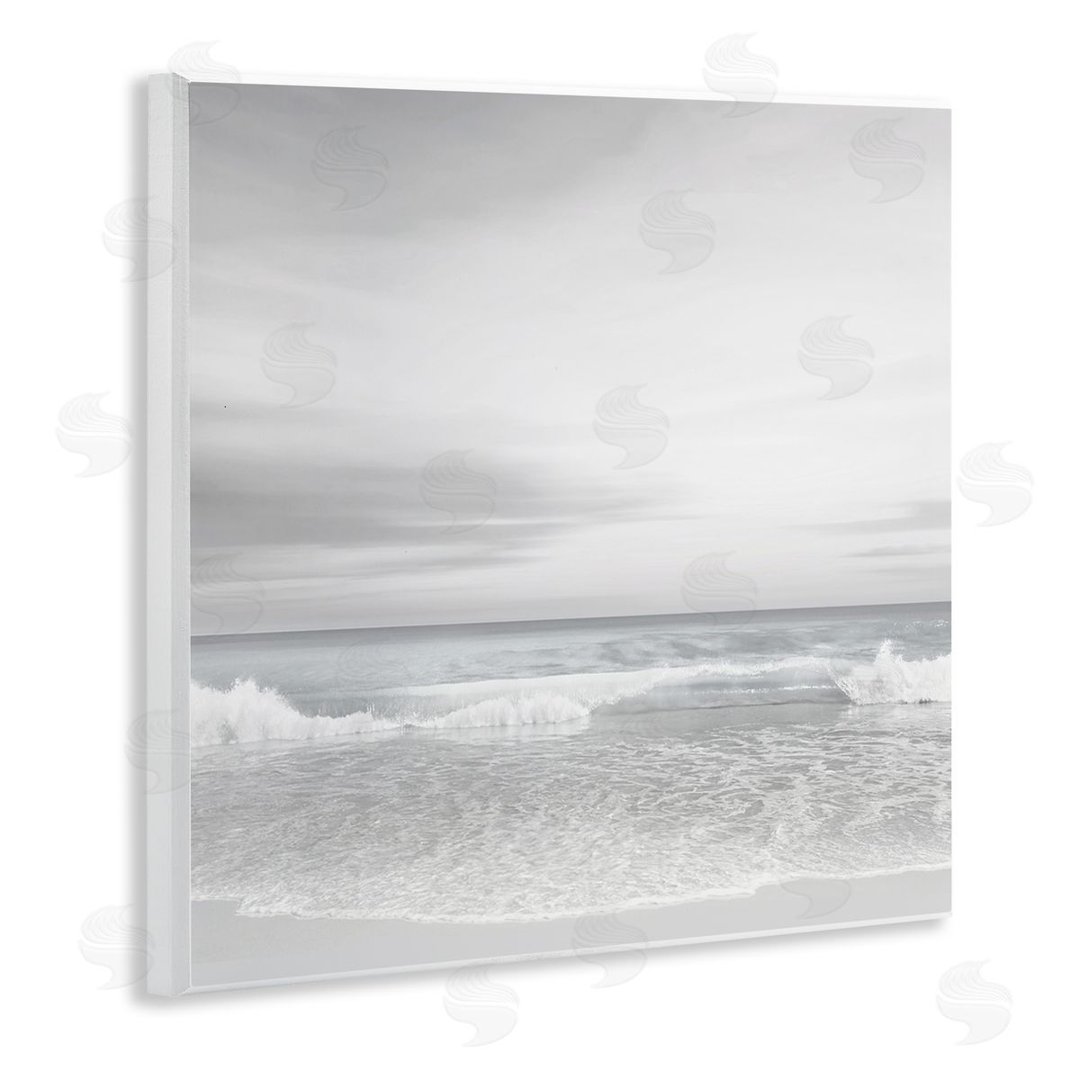 Soft Peaceful Beach Waves Wood Plaque Wall Art, Home Decor by Maggie Olsen