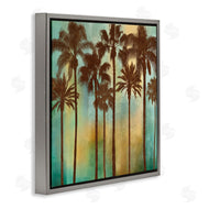 John Seba | Looming Palms on Gradient