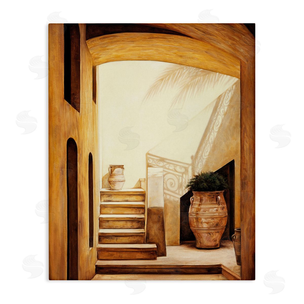 Timeless Architecture Interior Canvas Wall Art, Home Decor by Eduardo