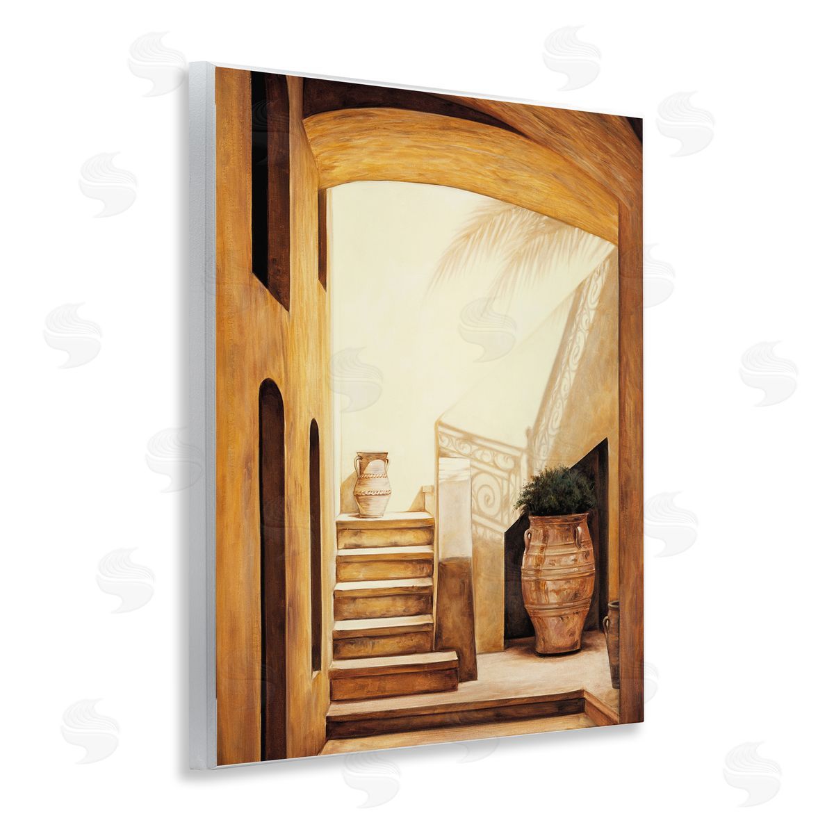 Timeless Architecture Interior Wood Plaque Wall Art, Home Decor by Eduardo