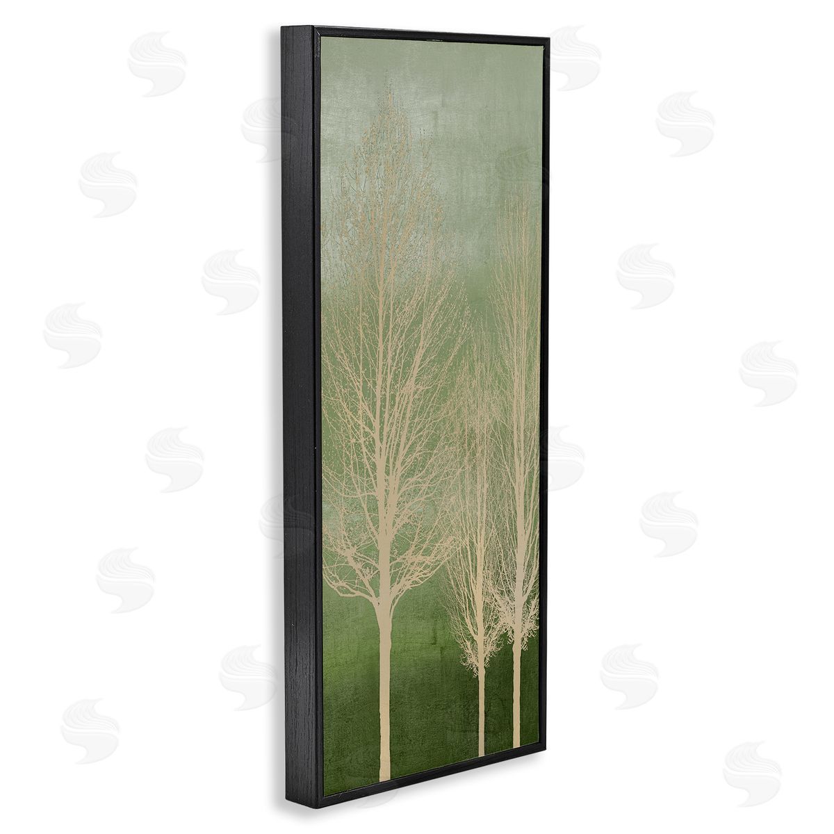 Tree Over Ombre Black Frame Print Wall Art, Home Decor by Kate Bennett