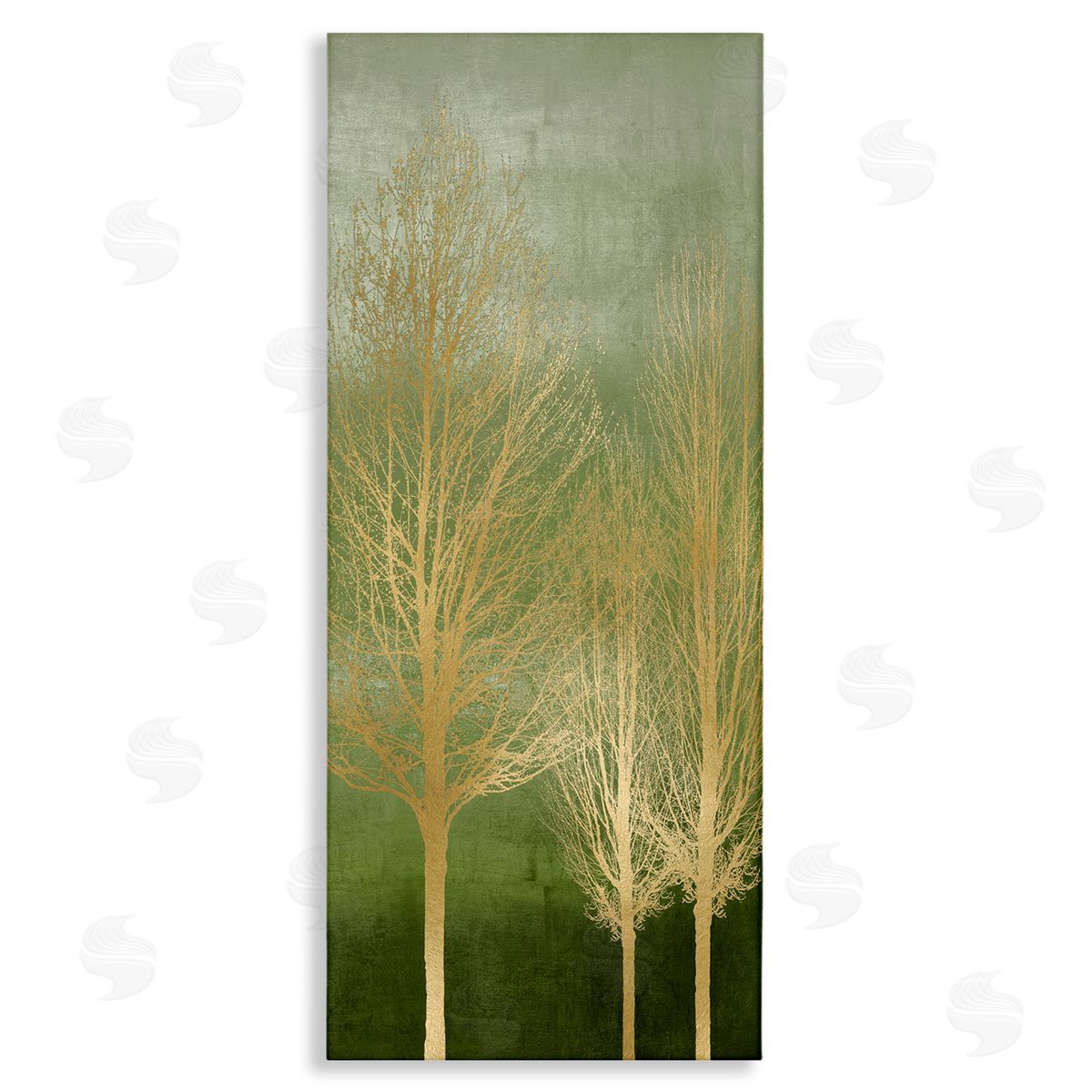 Tranquil Gold Branches Canvas Wall Art, Home Decor by Kate Bennett