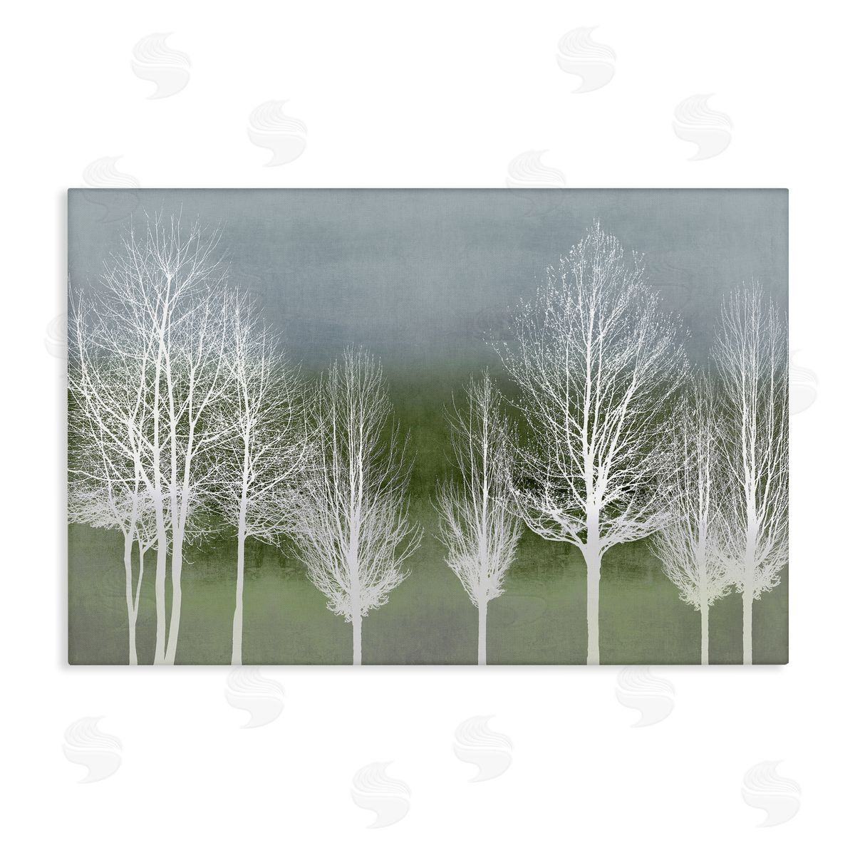 White Tree Impressions Canvas Wall Art, Home Decor by Kate Bennett