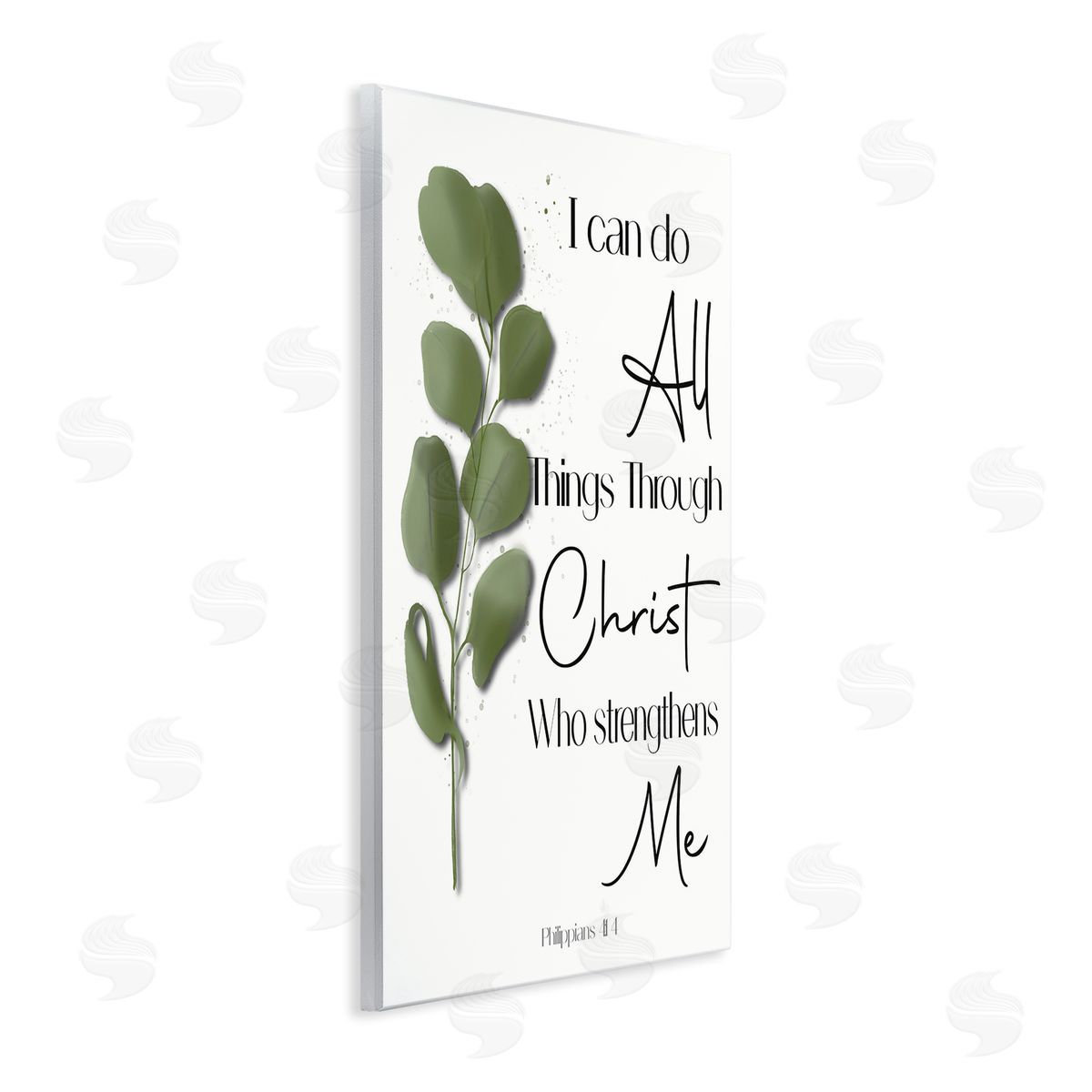 Proverb & Herb Sprig Wood Plaque Wall Art, Home Decor by Amber Clarkson