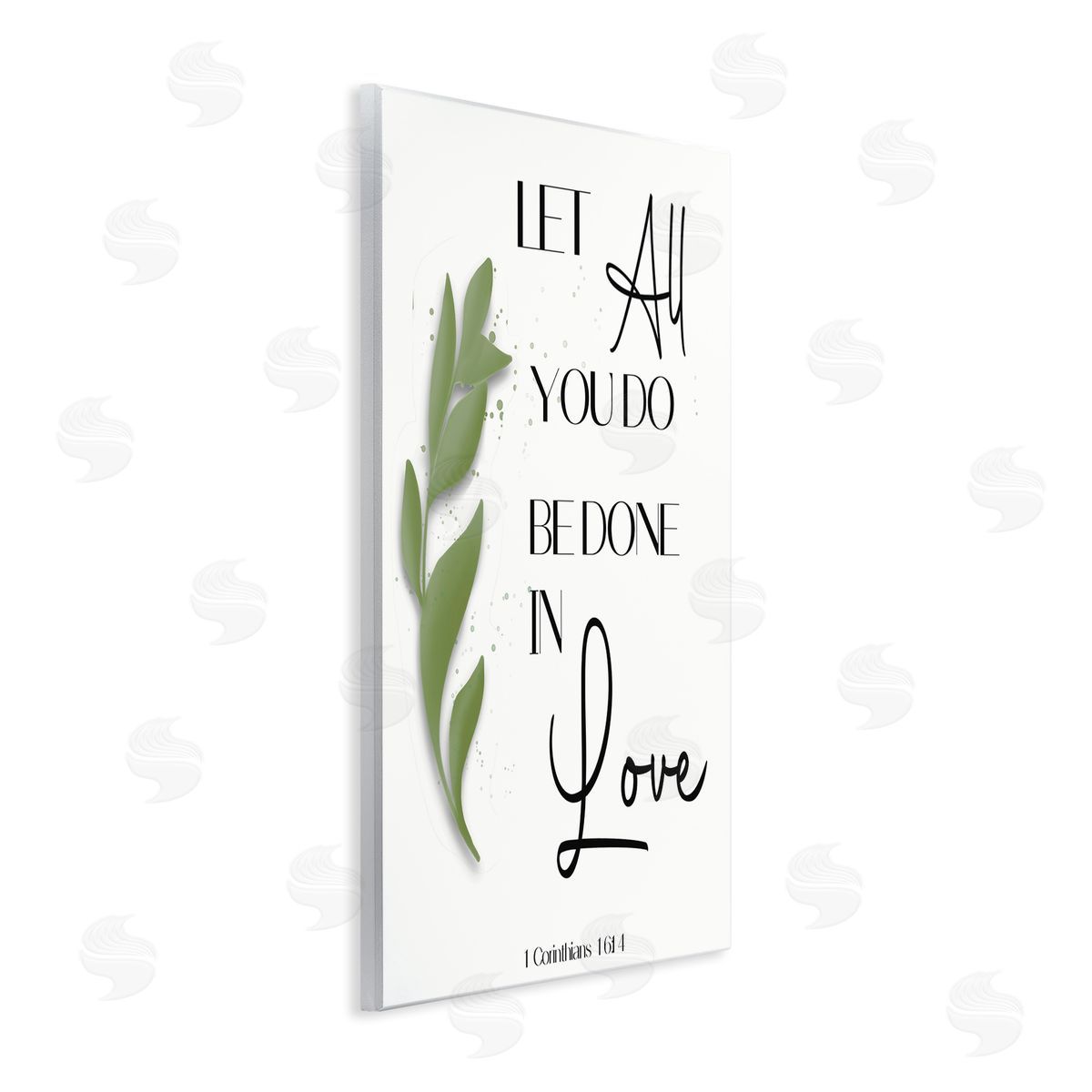 Done In Love Proverb Wood Plaque Wall Art, Home Decor by Amber Clarkson