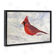 Stephanie Fielden | Red Cardinal in Snow