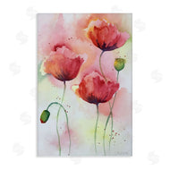 Stephanie Fielden | Red Poppies with Speckles