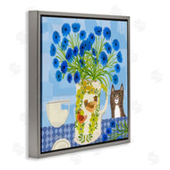 Kay Widdowson | Whimsical Jug of Cornflowers