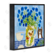 Kay Widdowson | Whimsical Jug of Cornflowers