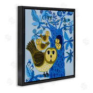 Kay Widdowson | Playful Owls in Tree