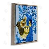 Kay Widdowson | Playful Owls in Tree