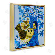 Kay Widdowson | Playful Owls in Tree