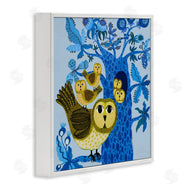 Kay Widdowson | Playful Owls in Tree
