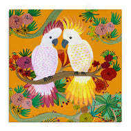 Kay Widdowson | Bright Cockatoos & Foliage