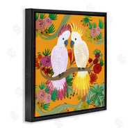 Kay Widdowson | Bright Cockatoos & Foliage