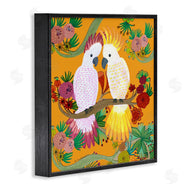 Kay Widdowson | Bright Cockatoos & Foliage
