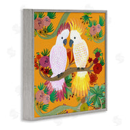 Kay Widdowson | Bright Cockatoos & Foliage