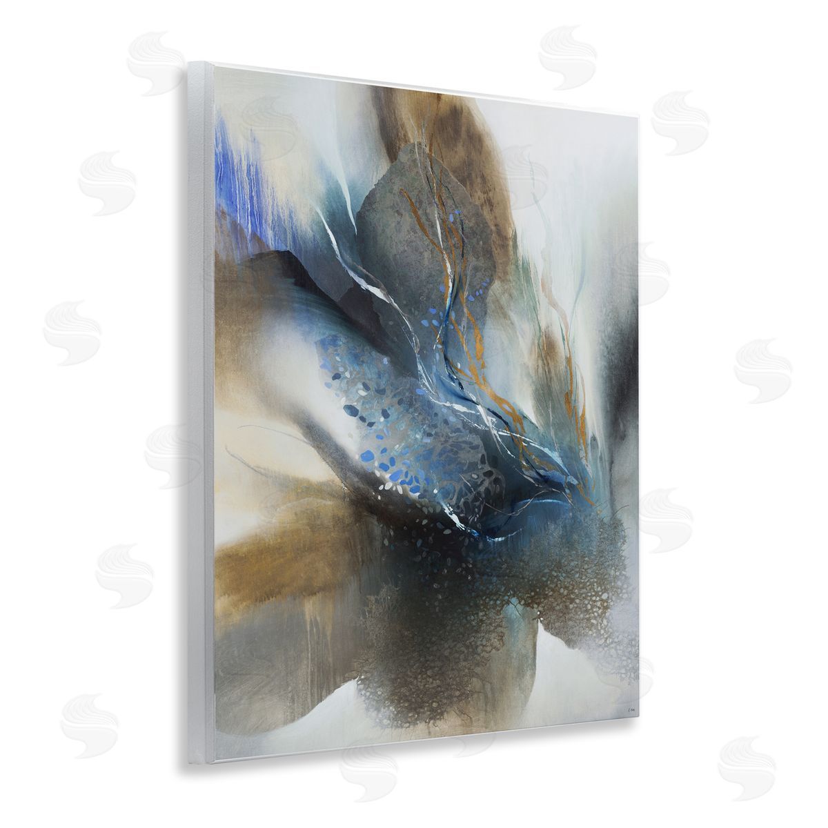 Solemn Neutral Atmosphere Wood Plaque Wall Art, Home Decor by K. Nari