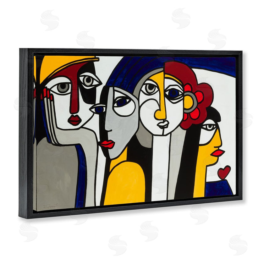 Ruth Fromstein | Primary Hues Faces Portrait