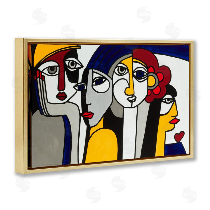 Ruth Fromstein | Primary Hues Faces Portrait