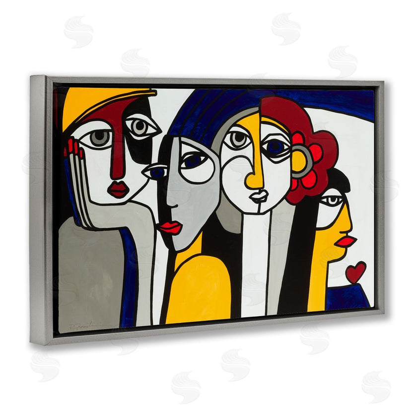 Ruth Fromstein | Primary Hues Faces Portrait