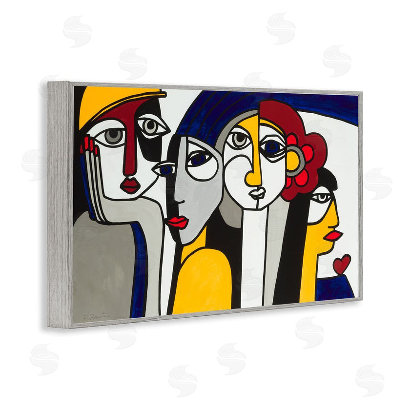 Ruth Fromstein | Primary Hues Faces Portrait