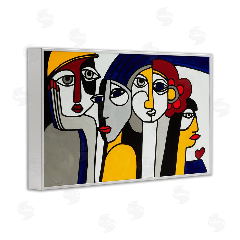 Ruth Fromstein | Primary Hues Faces Portrait