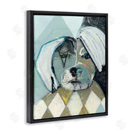 Stacy Milrany | Abstract Dog Face Portrait