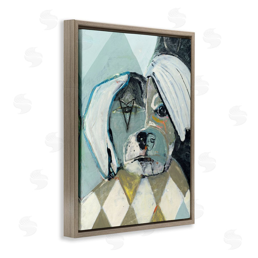 Stacy Milrany | Abstract Dog Face Portrait