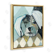 Stacy Milrany | Abstract Dog Face Portrait
