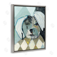 Stacy Milrany | Abstract Dog Face Portrait